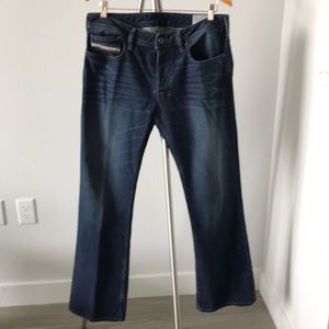Diesel Zatiny Regular Bootleg Dark Wash Jeans
